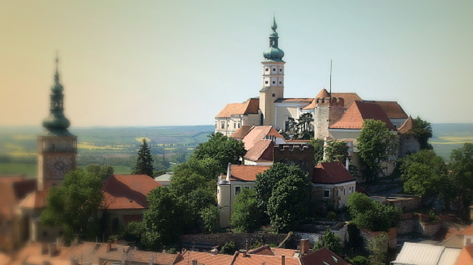 Mikulov a jeho histrociký střed - mikulovský zámek